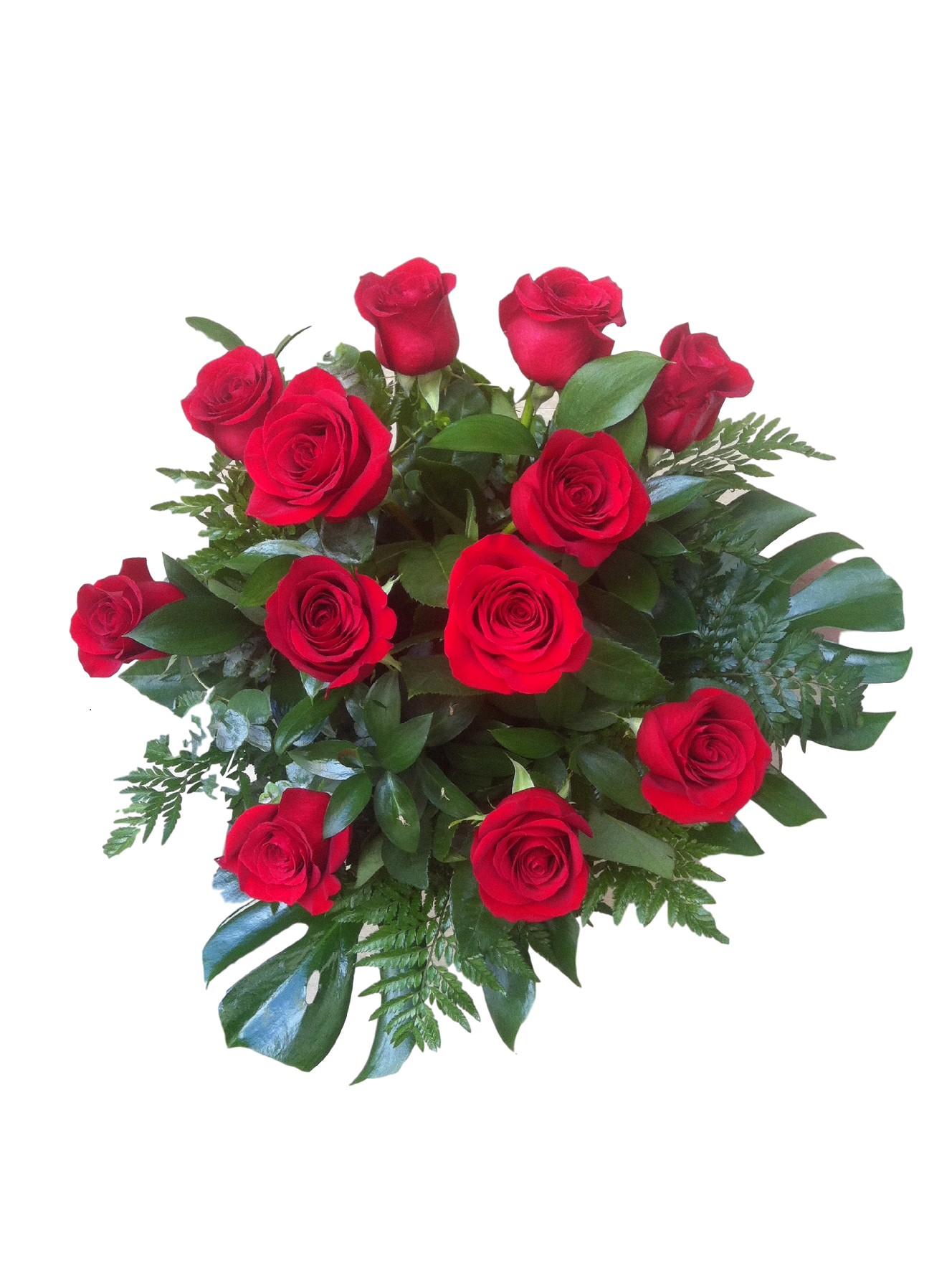 Ramo de 12 rosas rojas – Flores Maricarmen