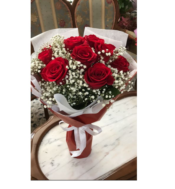 Ramo de 12 Rosas Rojas – Flores Maricarmen